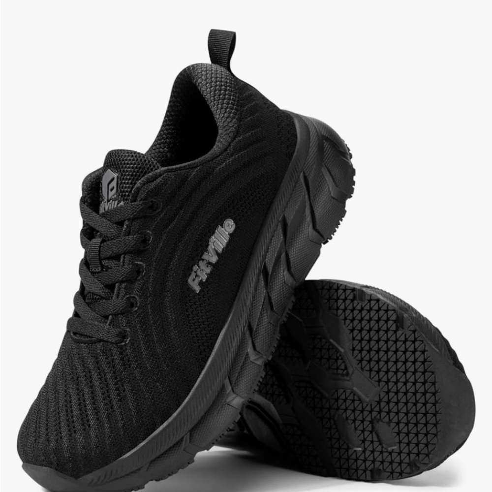 Brand new in box black sneakers woman size 10.5